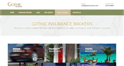 Desktop Screenshot of gothicinsurance.com